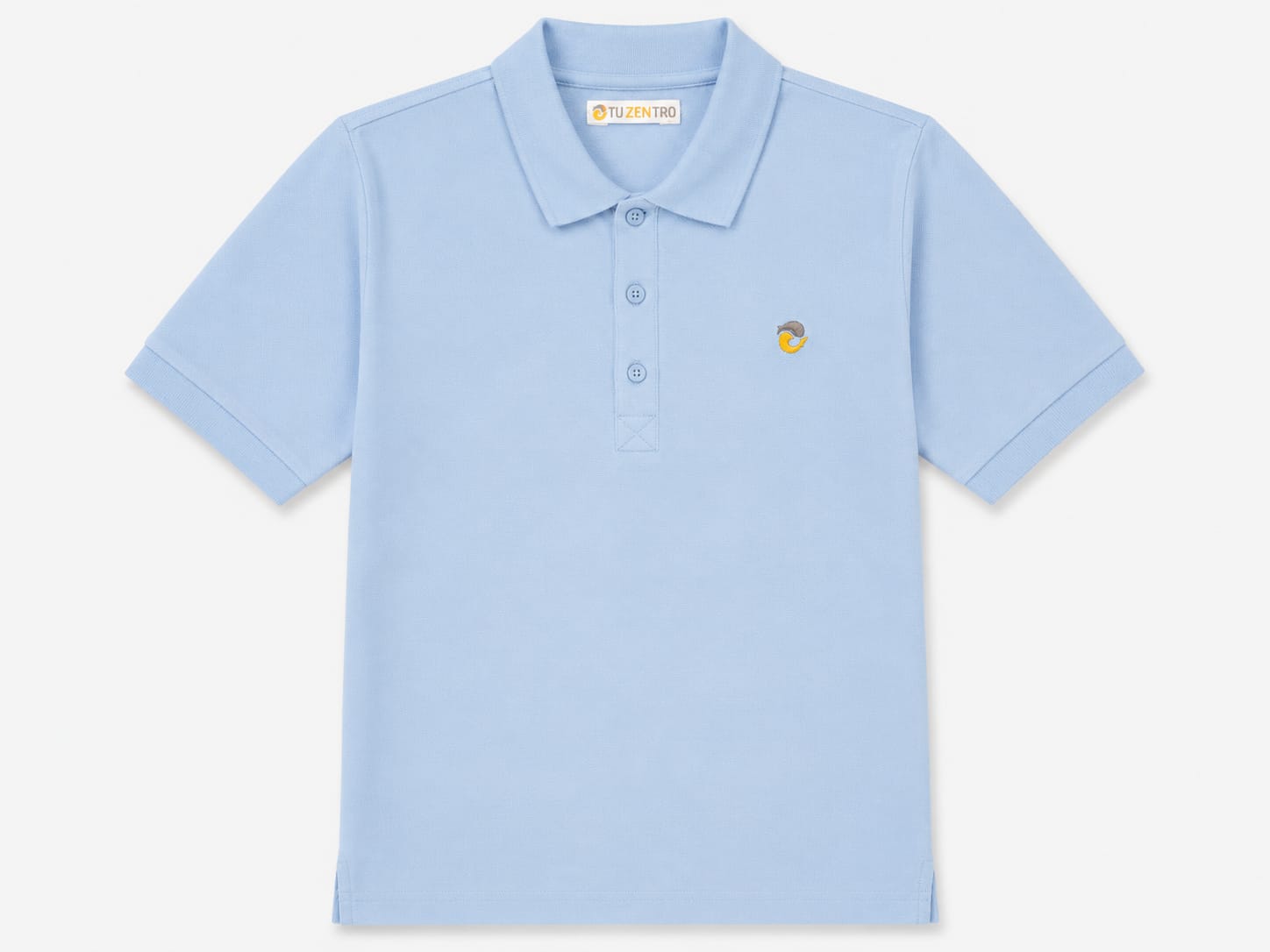 polo stretch fit tejido piqué de algodón orgánico gramaje 240