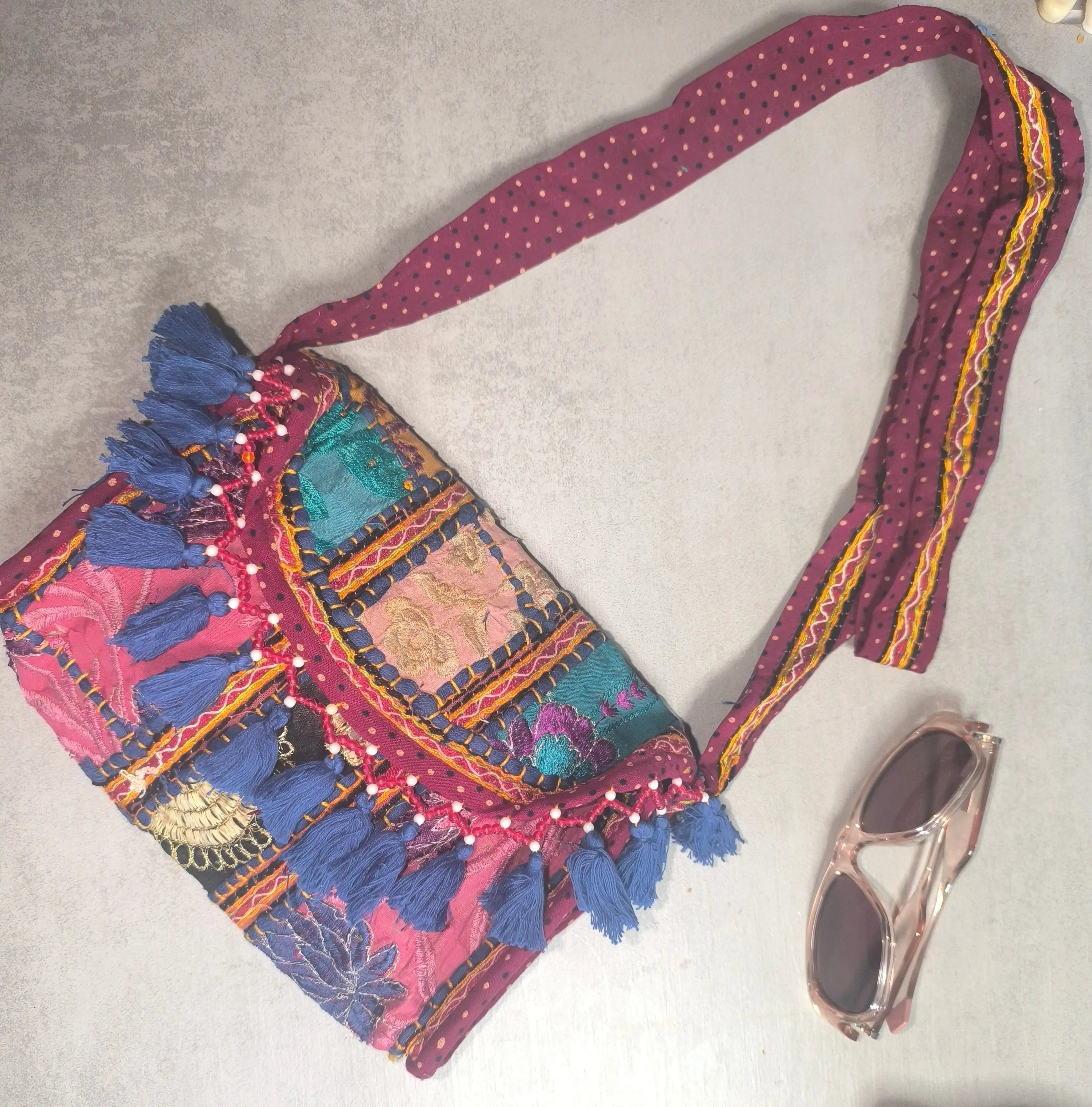 bolso bandolera de estilo boho/chic