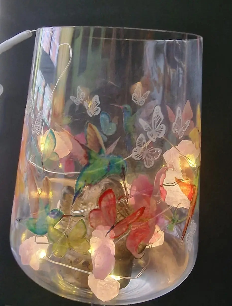 Guirnalda LED con 10 Piedras de Amatista