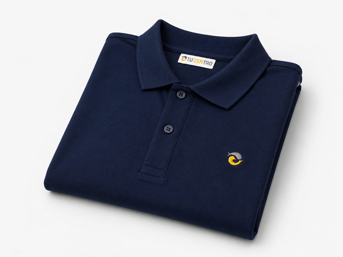 polo stretch fit tejido piqué de algodón orgánico gramaje 240