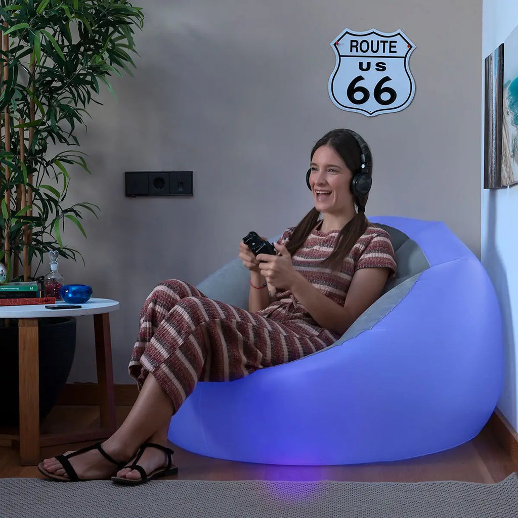 Puf Hinchable LED Multicolor