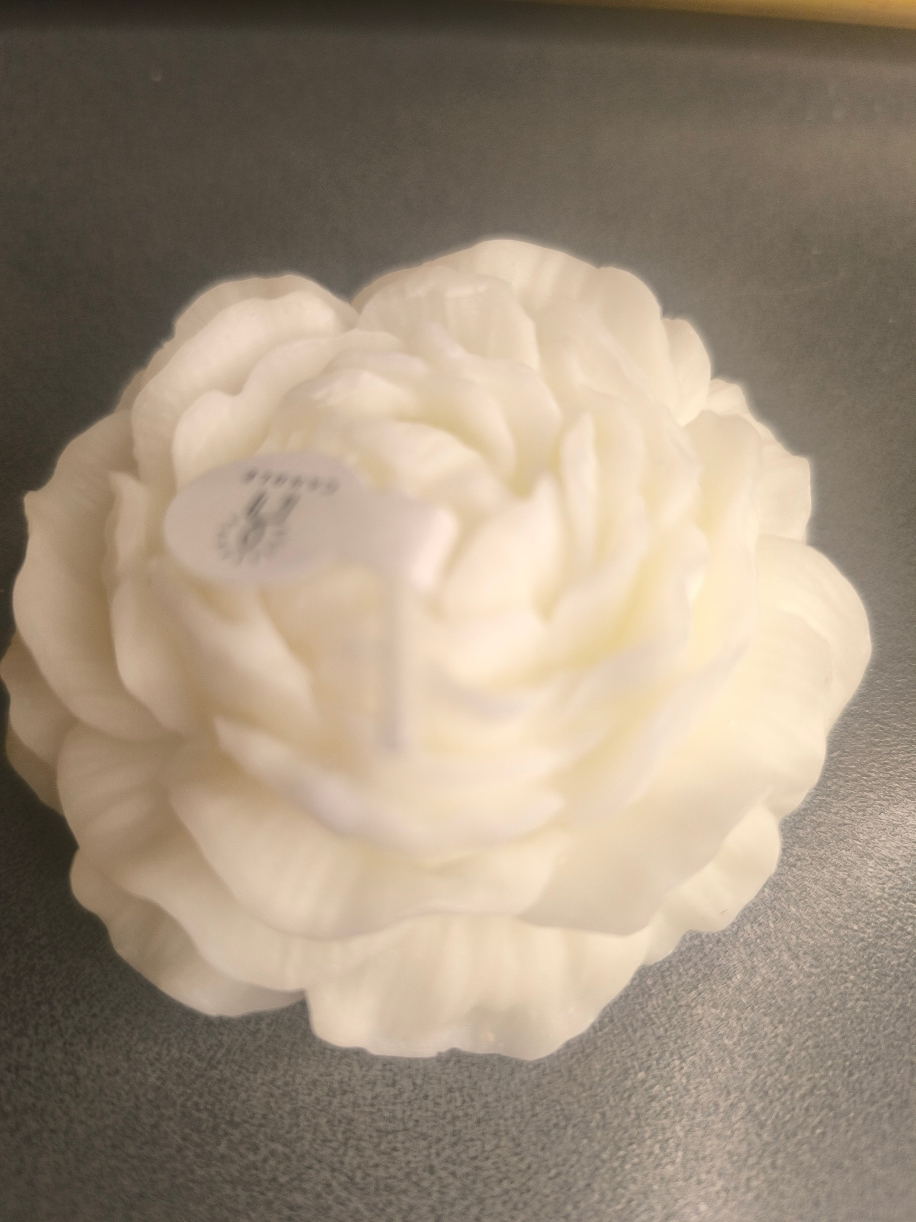 Vela perfumada flor peonía