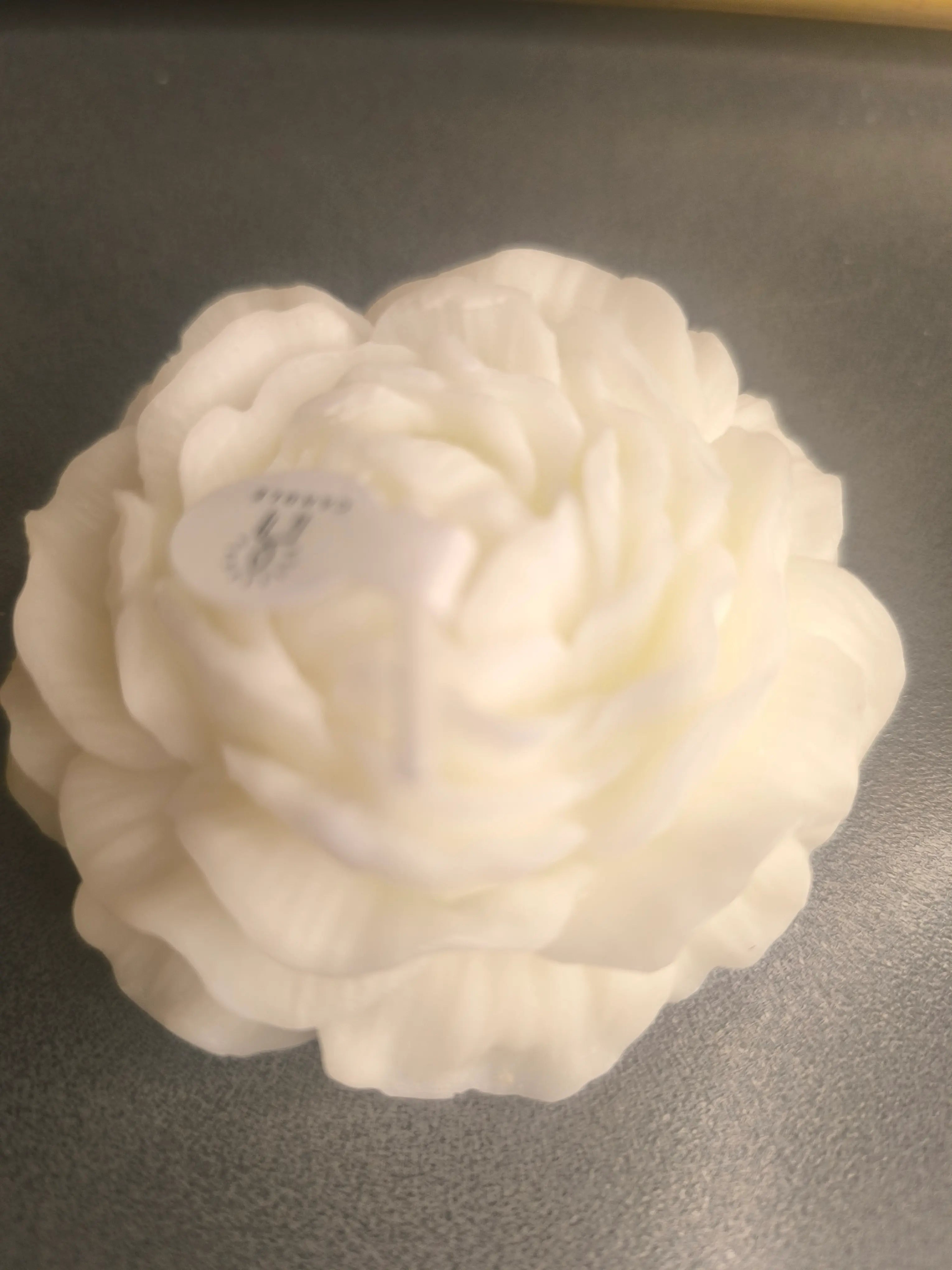Vela perfumada flor peonía