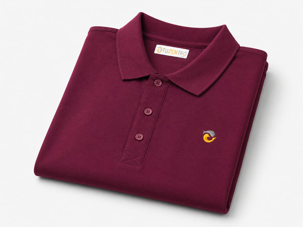 polo slim fit tejido piqué de algodón orgánico