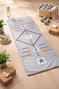 Toalla de yoga con guías
